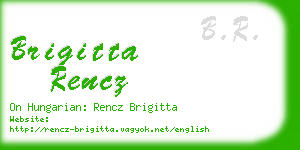 brigitta rencz business card